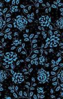 Синие розы на черном