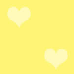 Желтые сердечки на желтом