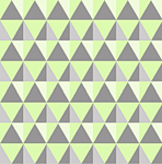 Серо-белые треугольники на светло-зеленом