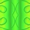 Зеленый фон с симметричным рисунком