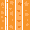 Звезды на оранжевом в полоску