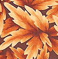 Оранжевые листья на темном
