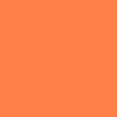 Огненный оранжевый однотонный