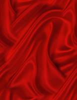 Красная атласная ткань
