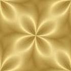 Золотистый фон четырехлепестковым цветком