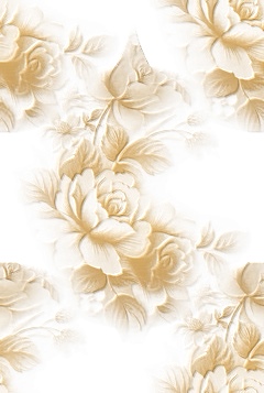 Белые розы в коричневой окантовке