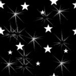 Звезды и звездочки на черном