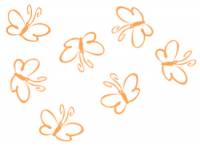 Веселые желтые бабочки