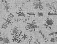 Черепахи, бабочки, цветы