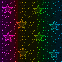 Рахноцветные звезды на черном