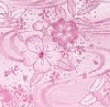 Розовый с цветочками