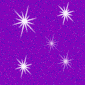 Фиолетовый со звездочками