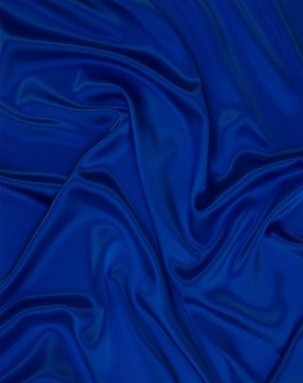 Ткань шелковая со складками синяя