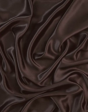 Шелк темного шоколадного цвета