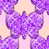 Фиолетовые бабочки на розовом