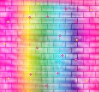 Стена разноцветная