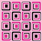 Черно-розовые квадраты