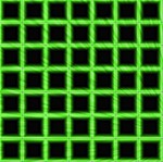 Черные квадраты с зелеными полосами