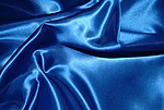 Синяя атласная ткань