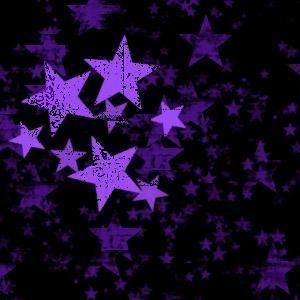 Фиолетовые звезды на черном