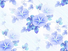Синие цветы на белом