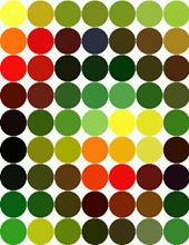 Цветовые пятна кругами