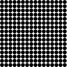 Черные круги на белом